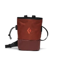 Mojo Zip Chalk Bag with Zippered Pocket for Rock Medium-Large Burnt Sienna