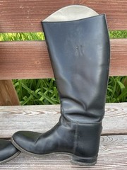 Effingham Boot 1000M Womens Size 9 E Black Pull On 18 Inches Bond Boot Company