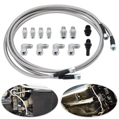 6AN 70 Inch GM Chevy Transmission Cooler Hose Line Kit Heavy Duty TBI