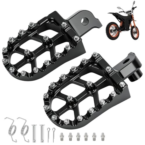 CNC Aluminum Foot Pegs Compatible with Tuttio Soleil01 Electric Dirt Bike
