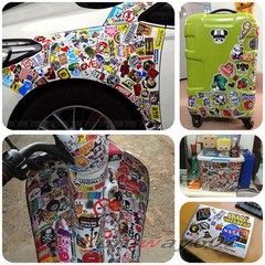 200 Skateboard Stickers bomb Vinyl Laptop Luggage Decals Dope Sticker Lot cool