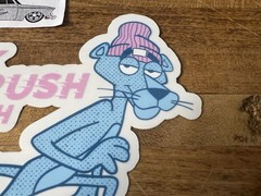 Thumbs Pink Panther Kick Push Coast Sticker NOS Shepard Fairey DFace One 1