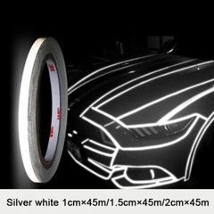 Reflective Safety Pinstripe Tape Self Adhesive Sticker Strip Decal 4-Color 45M