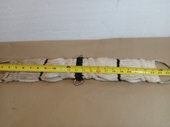 Vintage Pony Saddle Cinch 24” Cotton Rope Western Girth Ring Ends