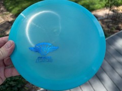 2021 Blue GLOW Flat Champion Eagle Disc Golf Innova Penned (Free Returns) #2416