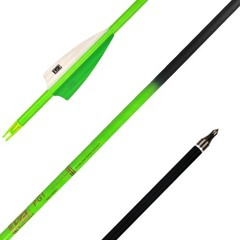 30Inch Carbon Arrows for Hunting Archery Removable Tips Spine 400 with 3“