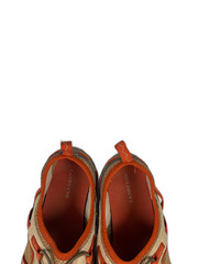 Lands End Women’s Tan/Orange Trekker Hiking Water Trail Shoes – 9