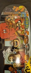 2014 Shaped Cliche Last Supper Skateboard Deck with Poster/Ad Marc Mckee