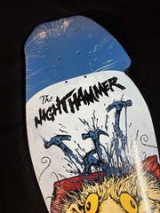 RARE Nighthammer Grimple Stix Skateboard Deck 10.25 Shaped In Shrinkwrap