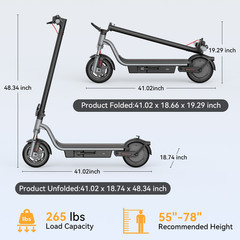 550W ADULT ELECTRIC SCOOTER 28 MILES FOLDING 20 MPH E-SCOOTER URBAN COMMUTER NEW