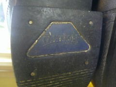 OVATION LADIES FLEX SPORT FIELD BOOT 7.5 REG CALF & BOOT BAG BOOT TREES EUC