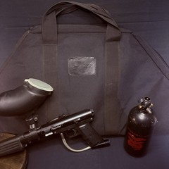 Pepper Ball SA200 Tippmann Pro-Carbine .68 Launcher w/48cu Tank & Soft Case