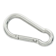 4Pack 2 inch Flag Pole Snap Clip Hooks Flagpole Attachment Spring Snap 2 Inch