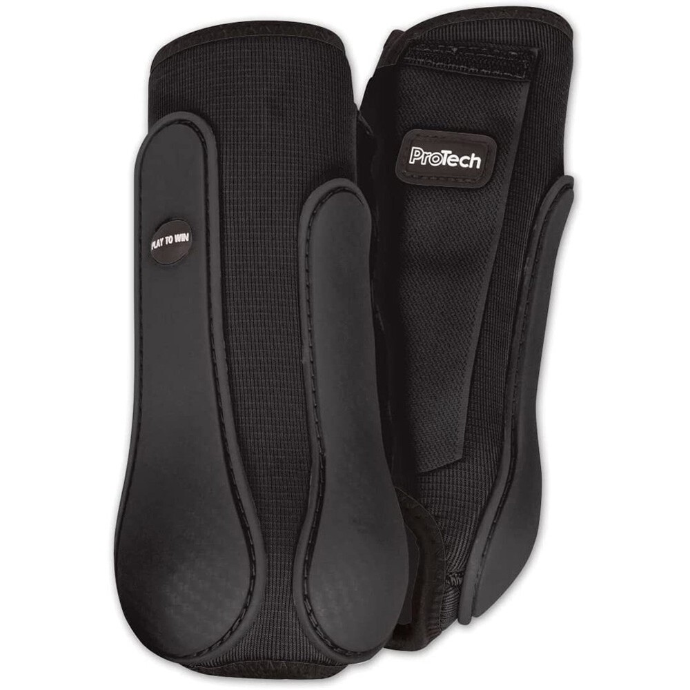 CLASSIC EQUINE ProTech Black Medium Front Splint Boots (PT100BKM)