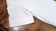 Makebe, New, Snake short sleeve show shirt, white, Large $150