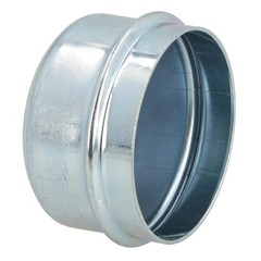 4 Replacement 50mm Metal Dust Cap Wheel Hub Trailer Bearing Grease Cover