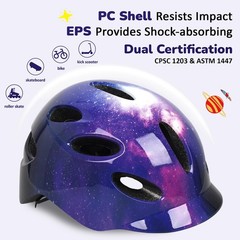 Kids/Youth Bike Helmet for Boys Girls and Teens, Adjustable and Multi-Sport f…