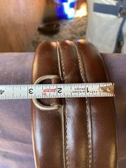 Stubben Long English Hunter Jumper Girth Brown Size 54 in Nicely Padded Elastic