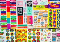 355 Stickers | LOT 4 ALL AGES | TONS OF FUN THEMES 4 ALL SEASONS HOLIDAYS CRAFTS