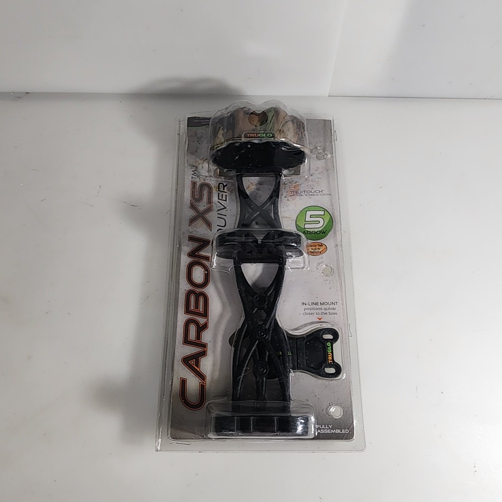 TruGlo Camo Carbon XS 5 Arrow Bow Quiver Open Box