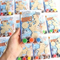 Dirt Bike Party Favors for Kids – Individually Wrapped Paint-Your-Own Paint