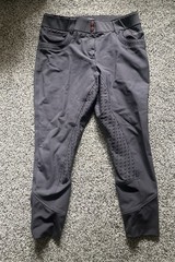 LeMieux Breeches Equestrian Riding Pants Women Size US 30 Gray Grip