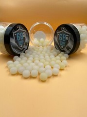 100 x Blue Night Vision Silicon Rubber Balls Paintballs 68 cal. Glow In The Dark