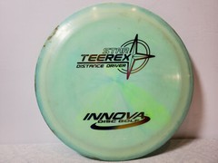 Innova TeeRex Star PFN 169g grams Swirly Light Blue with Rainbow Stamp