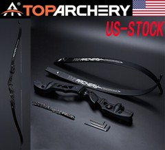 62″ Archery ILF Recurve Bow Aluminum Alloy Riser 25-60LB for Competition Hunting