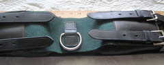 31″DOVER QUALITY SUFFOLK SADDLERY PADDED LEATHER SURCINGLE W/GIRTH TRAINING TACK