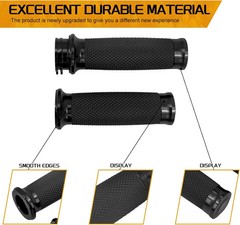 Motorcycle 1 inch Grips Handlebar Fit for Harley 25MM Throttle Hand Sportster…