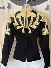 Equestrian Horse Women’s Fancy Show Shirt Small Vintage Authentic Ranchwear