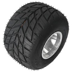 Pair 11×7.10-5 Racing Kart Rear Wheel Tire Set 5 Inch Rim 3 Bolt Rain Tyre