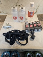 Oberhamer Roller Skates – Black Original Challenger Plate – Mini Fanjets – Used