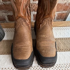 CODY JAMES MEN’S DECIMATOR WESTERN WORK BOOTS – NANO COMPOSITE TOE 8.5 D