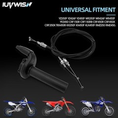 Dirt Bike Throttle Assembly with Throttle Cable Motorcycle Push Pull Throttle