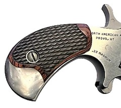 Grips fits North American Arms NAA Grips for Magnum .22 Rosewood & Pearl