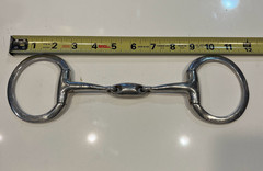 Korsteel 5.5″ Stainless Steel Oval Link Eggbutt Snaffle Bit, 14MM