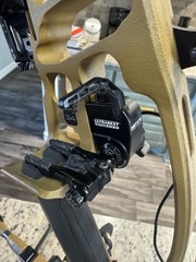 Hoyt VTM 34. Bourbon with Black limbs. RH 70lb.