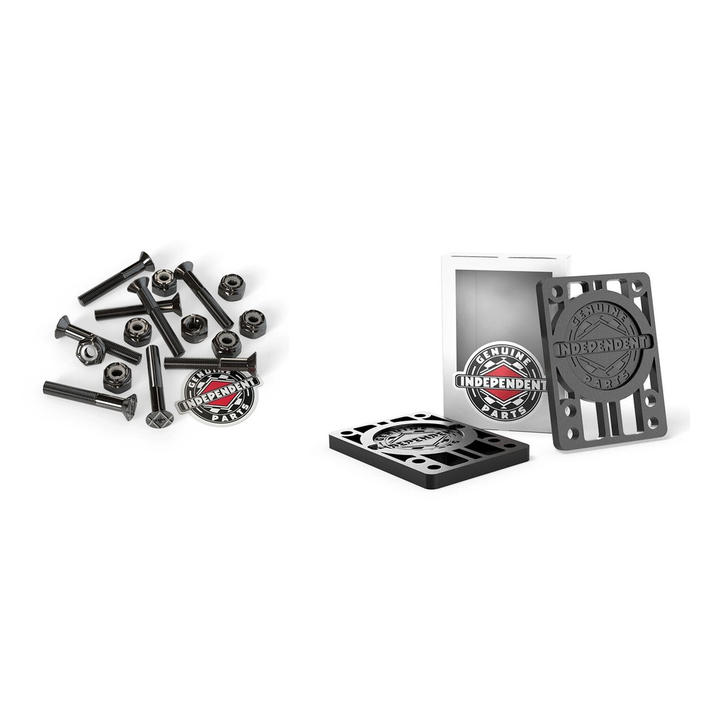 Independent Skateboard Trucks Hardware Riser Pad Kit 1.5″ Phillips + 1/4″ Risers