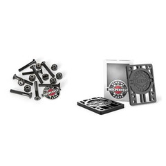 Independent Skateboard Trucks Hardware Riser Pad Kit 1.5″ Phillips + 1/4″ Risers