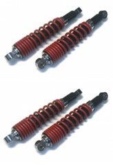 (4) 12″ Red Shocks 3/8″ 10mm ID for American Sportsworks Landmaster 14796 14793