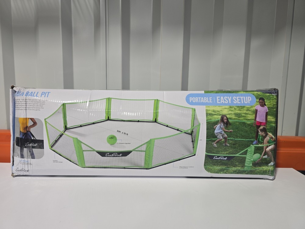 Eastpoint Gaga Ball Pit: Steel Toss Game Set for 4+ Players