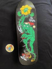 RARE World Industries PrimeWood Ron Chatman Gremlin Black Shaped Skateboard Deck