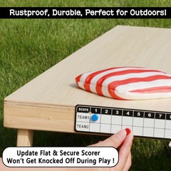 Cornhole Scoreboard Tracker Steel Score Keeper: Durable Corn Hole Scoreboards fo