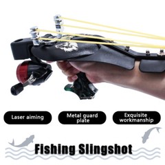 Professional Bow Fishing Slingshot Reel Slingbow Catapult Archery Bowfishing