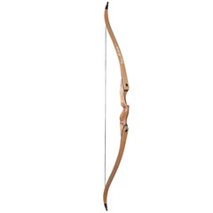 60» 30-50lbs Archery Recurve Bow Wooden Bow & 12pcs Arrows For Target Hunting