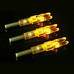 12/6Pcs Archery LED Lighted Nock Tail 6.2mm For Compound Bow Hunting Arrow Nocks