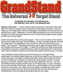 Portable 3D Archery Target Stand: Powder-Coated, Adjustable from 18.25″ to 29″