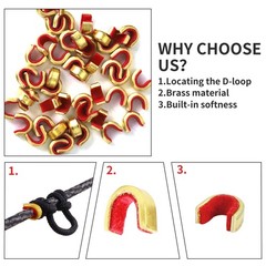 Bow String Nock Points – 40 Packs Arrows Bowstring Nocking Point Set Archery …